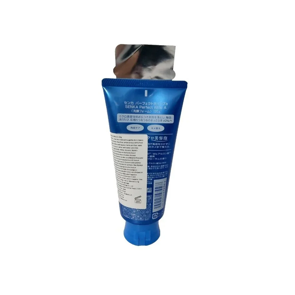 Shiseido SENKA Perfect Whip Face Wash Facial Cleansing Foam 120g - Made in Japan